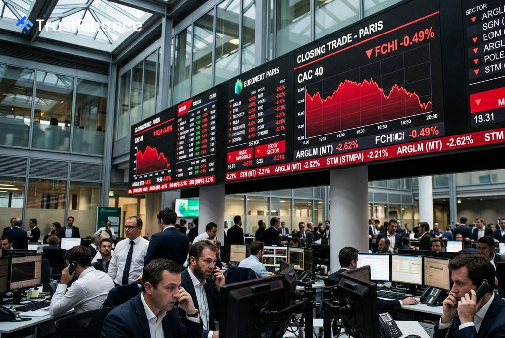 French Stocks Close at 3-Month Low as Basic Materials Drag Down CAC 40