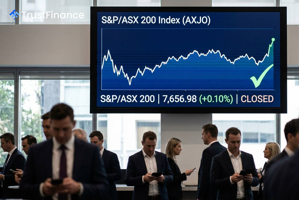 Australian S&P/ASX 200 Closes Slightly Higher Amid Mixed Market Breadth