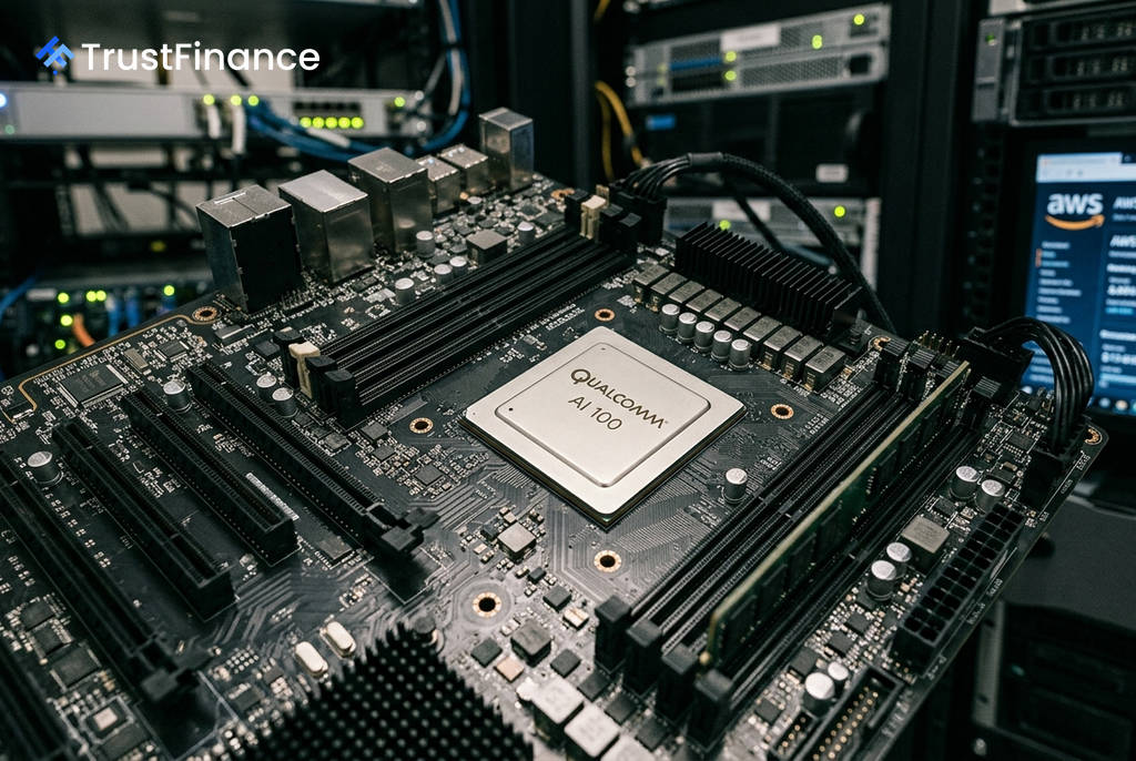 Qualcomm-Amazon จับมือดีลชิป AI มูลค่า 6 หมื่นล้านเหรียญ ดันราคาหุ้นพุ่งเกือบ 9%