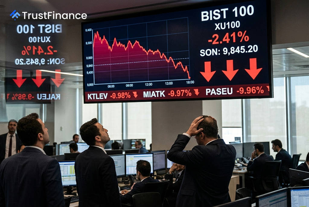 ดัชนี BIST 100 ตุรกีดิ่ง 2.41% แตะระดับต่ำสุดในรอบ 1 เดือน