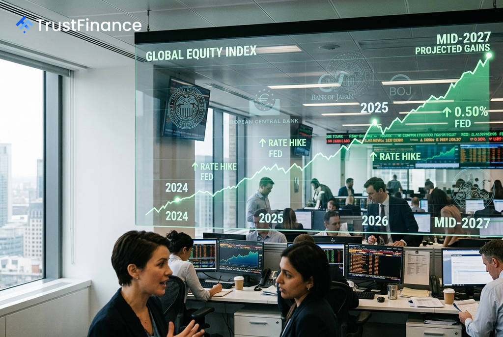 Citi คาดตลาดหุ้นโลกเดินหน้าบวกถึงกลางปี 2027 แม้เผชิญความเสี่ยงดอกเบี้ยขาขึ้น