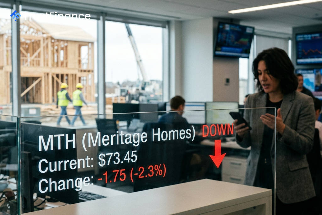 หุ้น Meritage Homes ร่วง หลัง Truist ปรับลดคำแนะนำและหั่นราคาเป้าหมาย