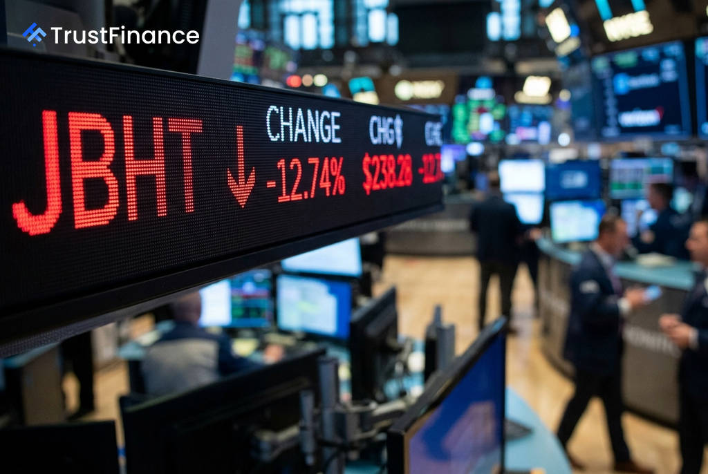 J.B. Hunt Shares Plunge After Intra-Quarter Profit Warning
