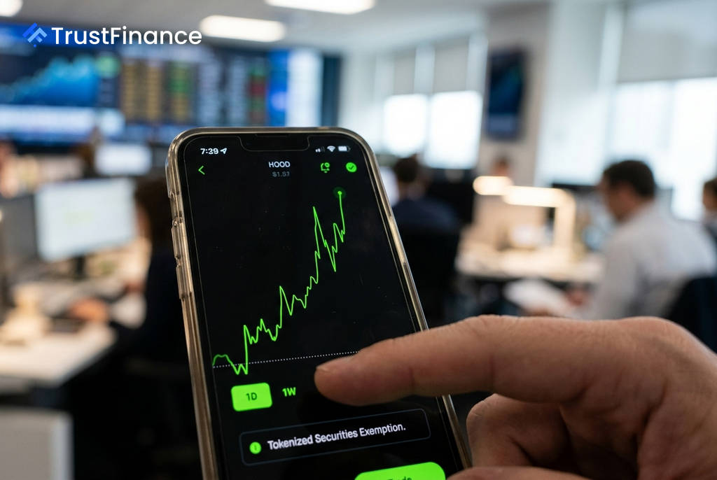 Robinhood Stock Rallies as SEC Grants Exemption for Tokenized Securities