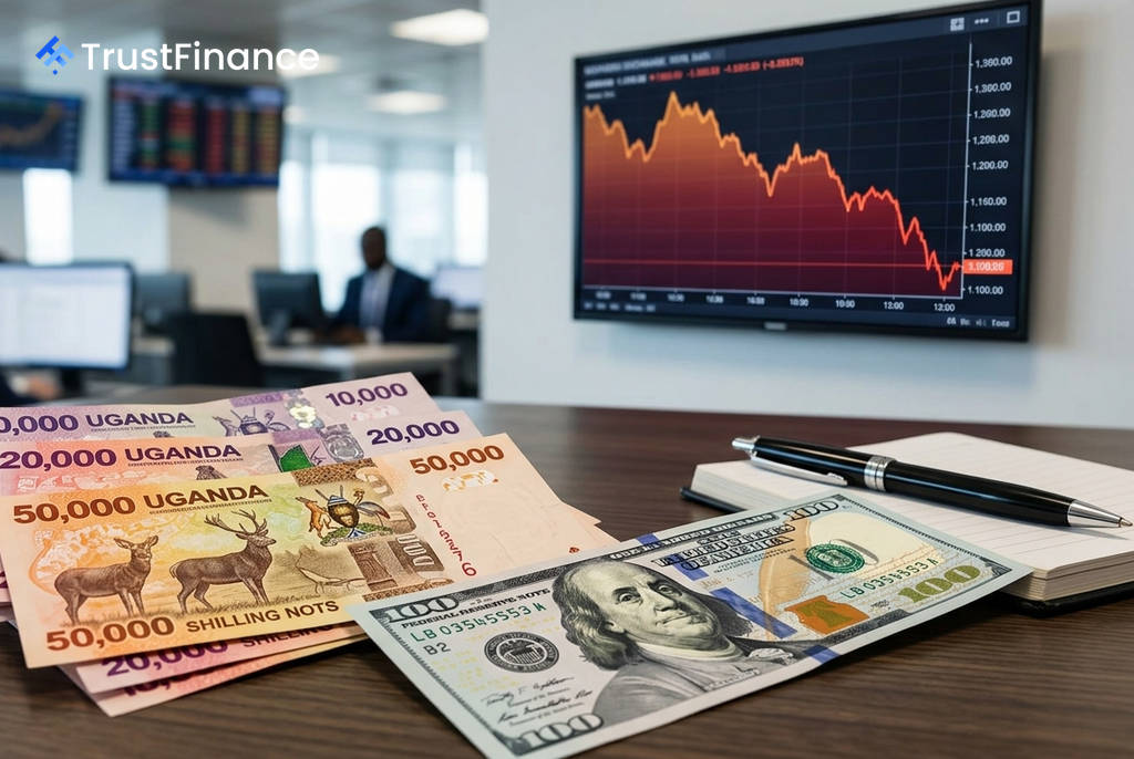 Ugandan Shilling Nears Record Low on Surging Corporate Dollar Demand