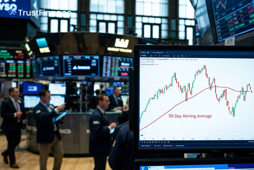 Nasdaq 100 ETF Shows Indecision, Crossing Key Technical Level 13 Times Since August