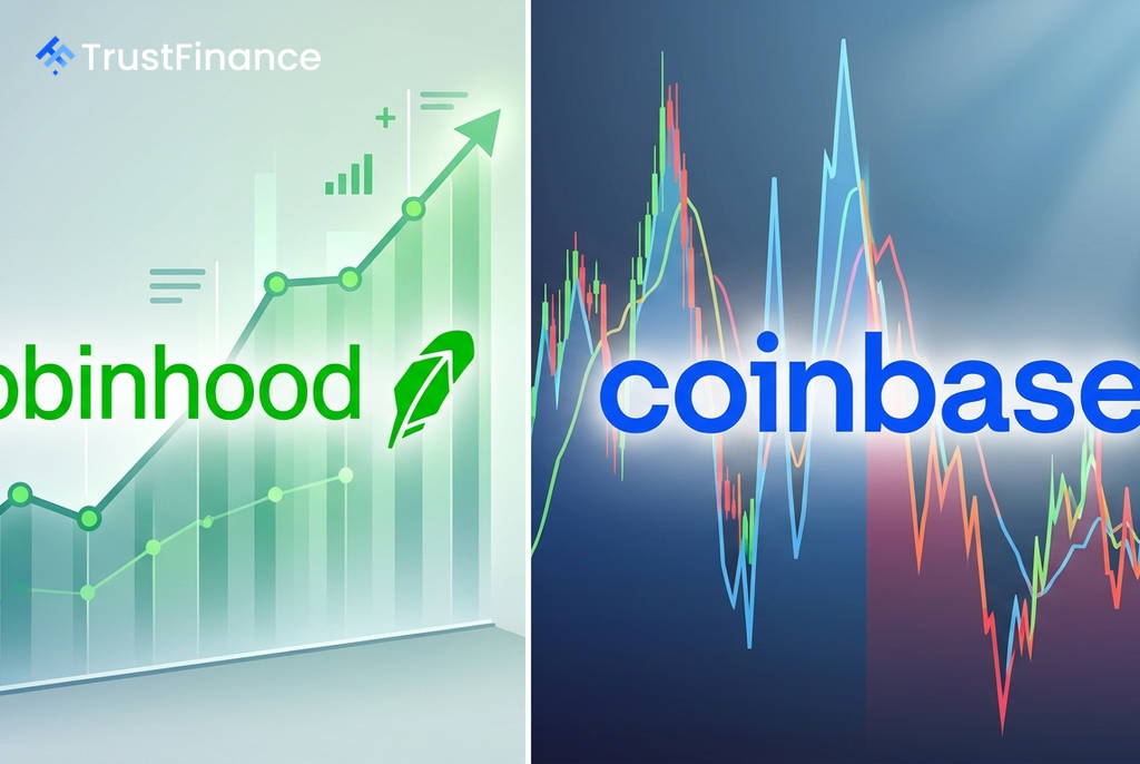 Robinhood's Growth Outpaces Coinbase, Creating a Classic Value vs. Momentum Trade-Off