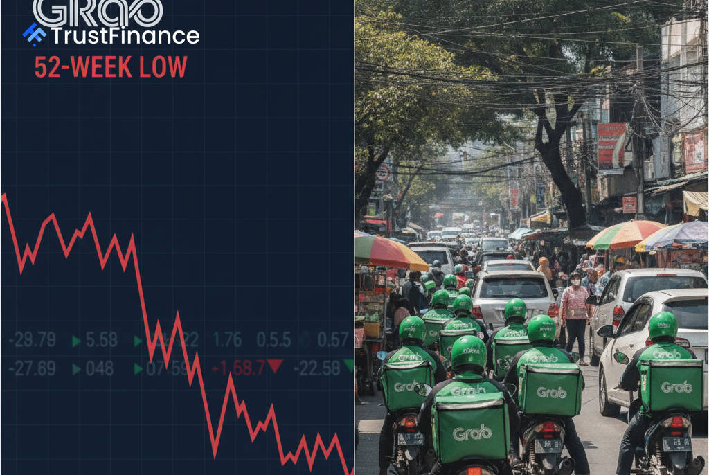 Grab Stock Hits 52-Week Low Despite Significant Profitability Gains