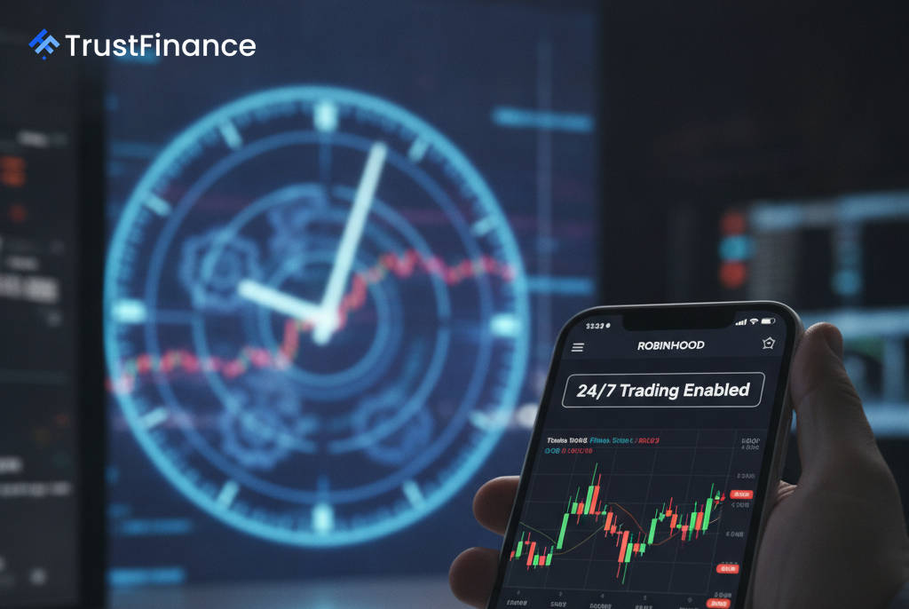 Robinhood เตรียมเปิดให้บริการซื้อขายตลอด 24 ชั่วโมง 7 วันต่อสัปดาห์ พร้อมสิทธิ์การเข้าถึงในวันหยุดสุดสัปดาห์สำหรับหุ้นสหรัฐฯ บางรายการ
