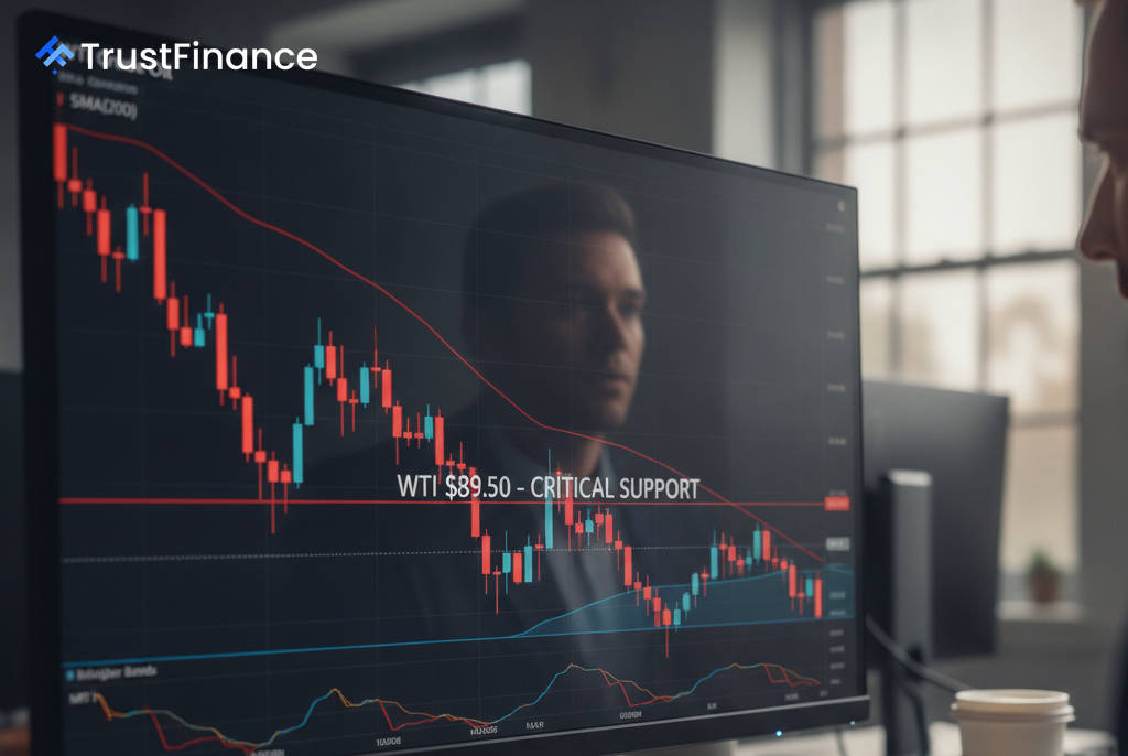 WTI Crude Oil Plunges to $89.50, Teeters on Critical Technical Support