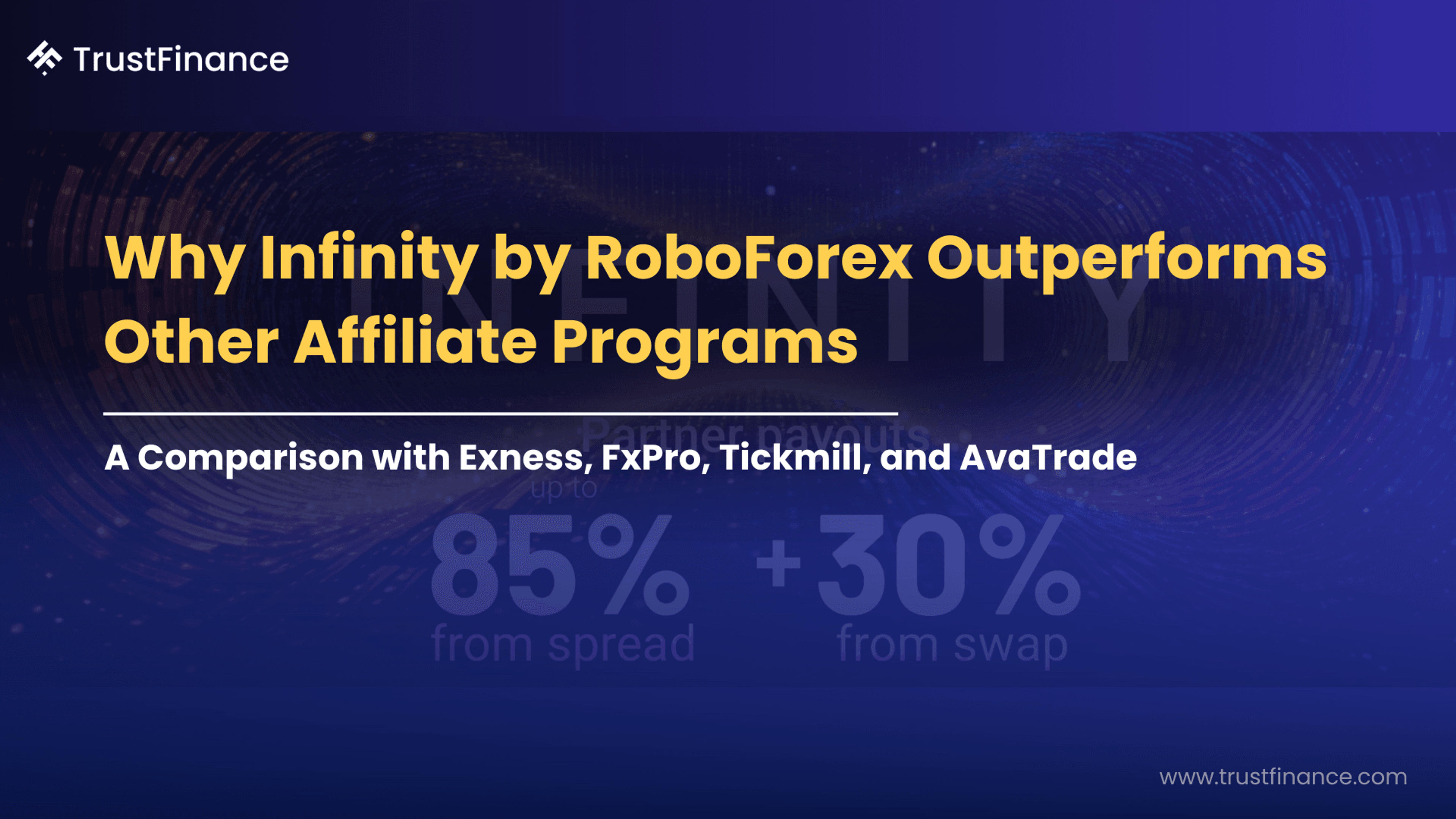 เปรียบเทียบ Partner Program 5 โบรกเกอร์ดัง RoboForex, Exness, FxPro, Tickmill และ AvaTrade