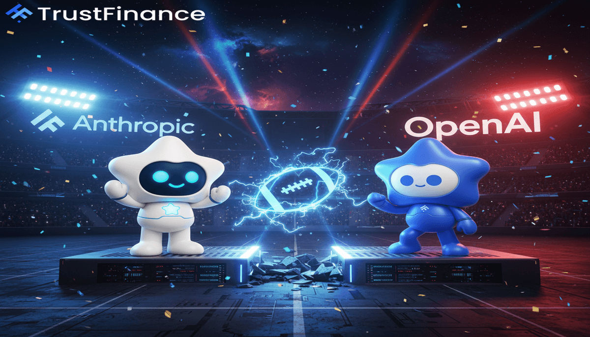 Anthropic vs. OpenAI: AI Giants Clash in Super Bowl Ad | TrustFinance Blog