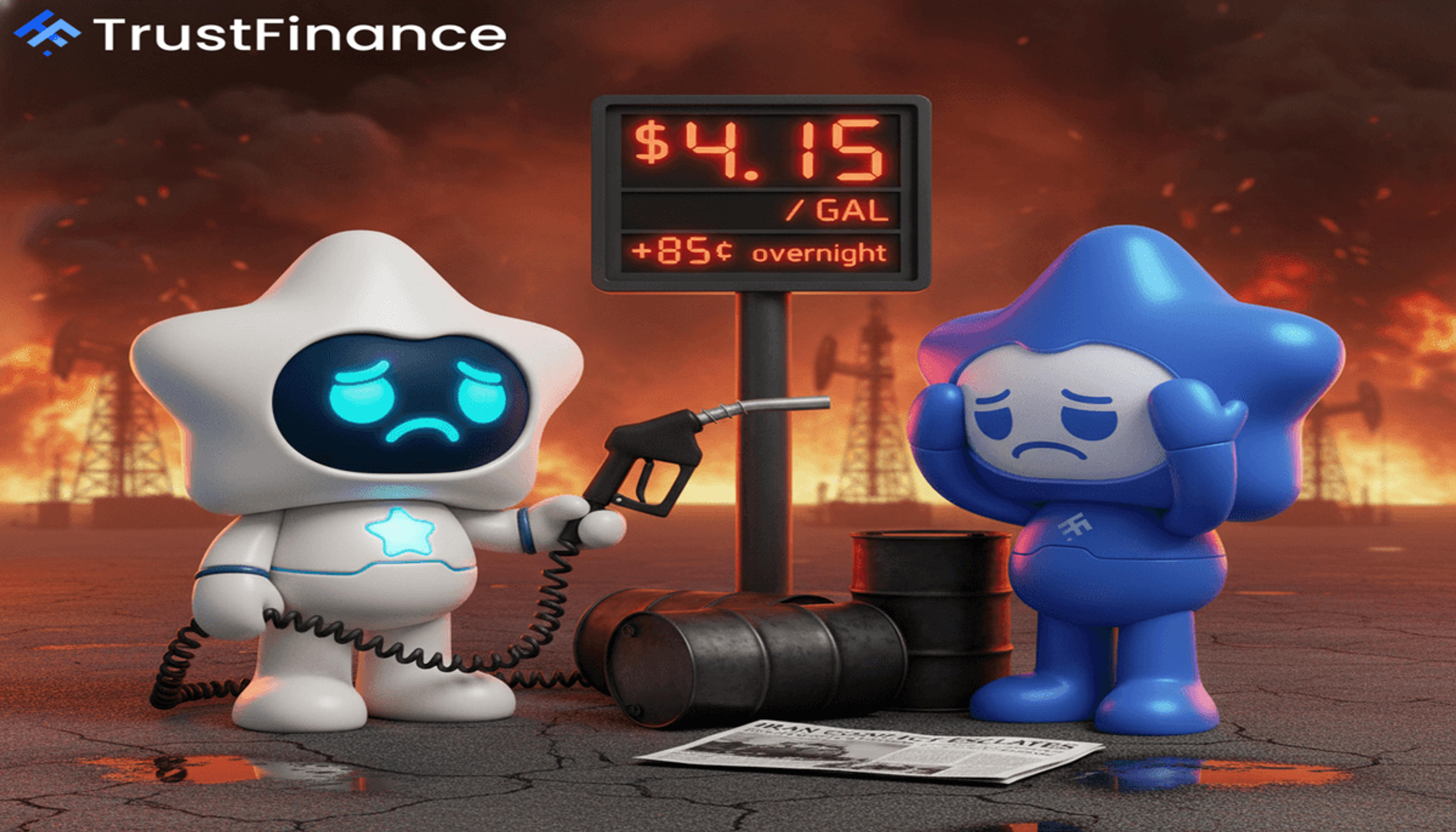 US Gas Prices Near 4-Year High Amid Iran Conflict
