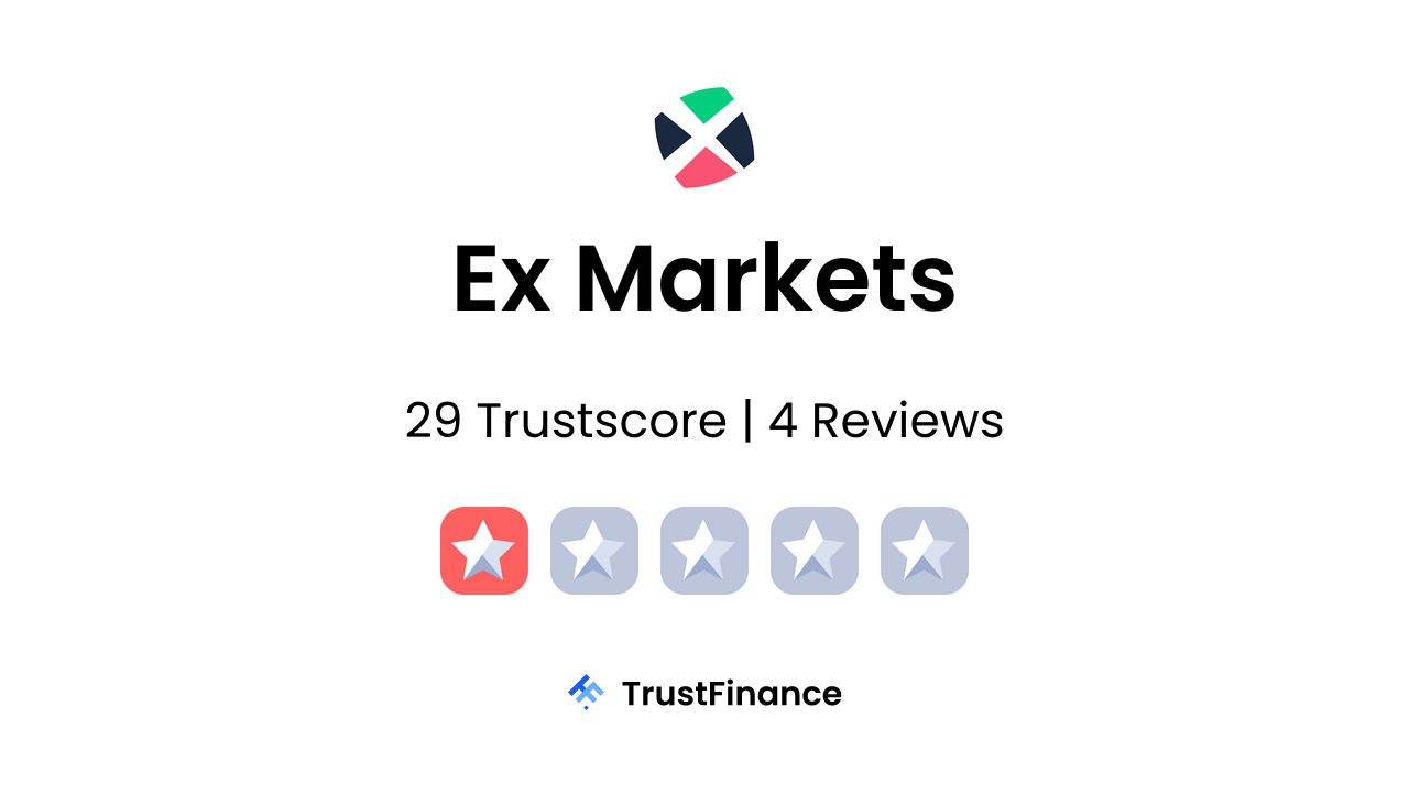 Ex Markets Review - 29 TrustScore from 4 User Reviews