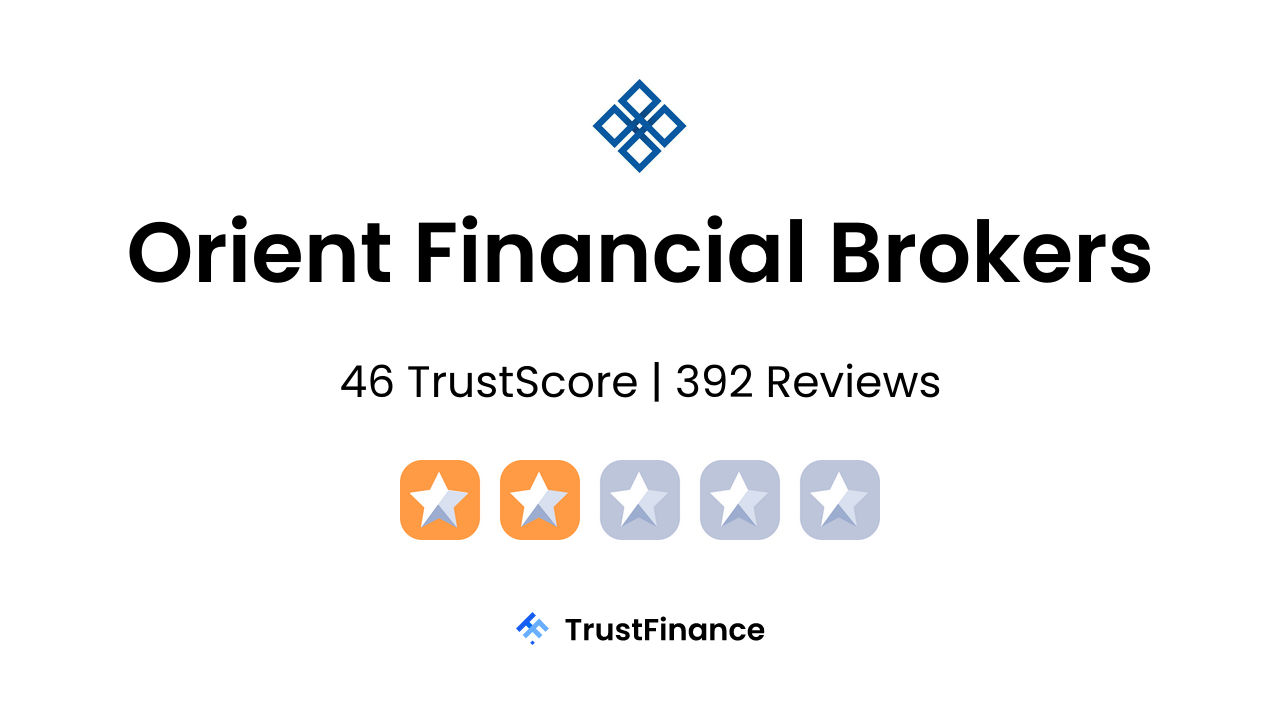 Orient Financial Brokers Review - 46 TrustScore from 392 User Reviews
