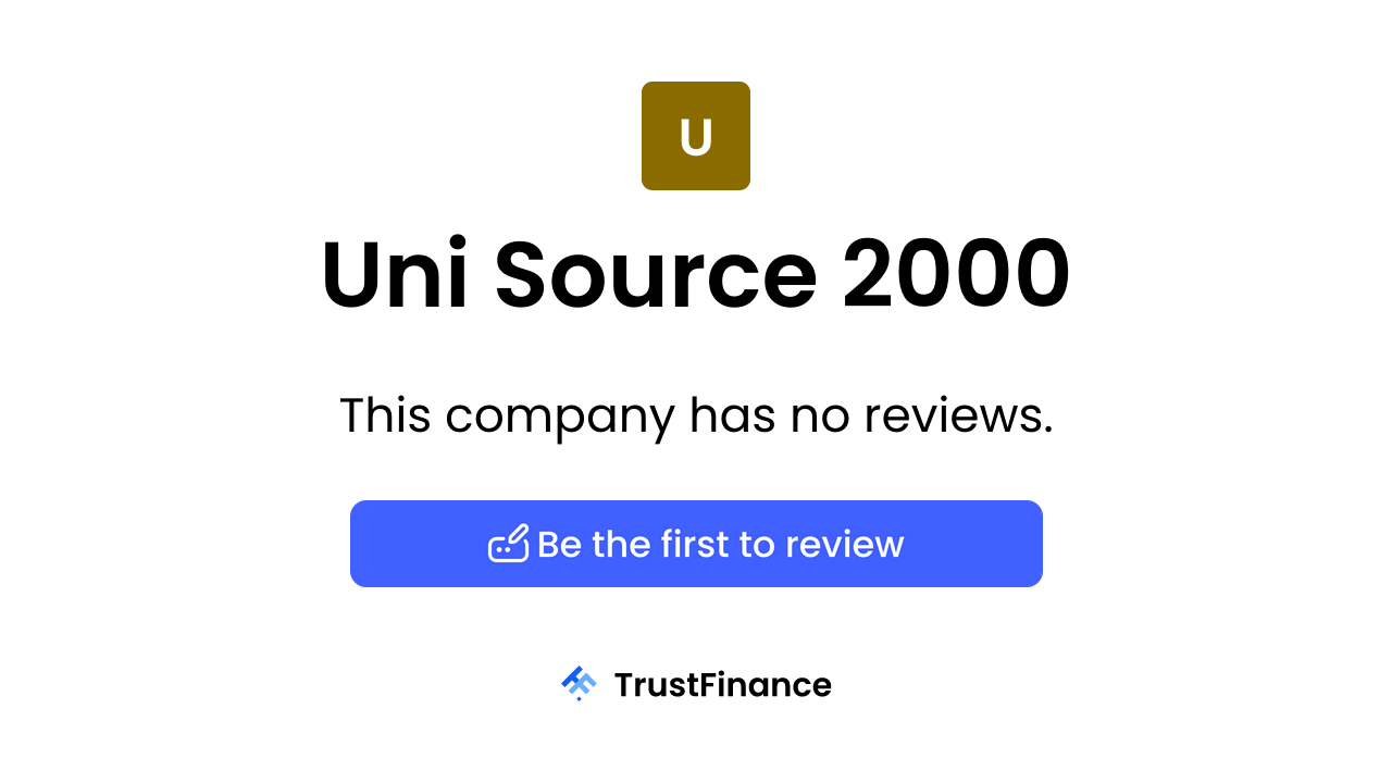 Uni Source 2000 ปลอดภัยไหม? | อ่านข้อมูลบริษัท