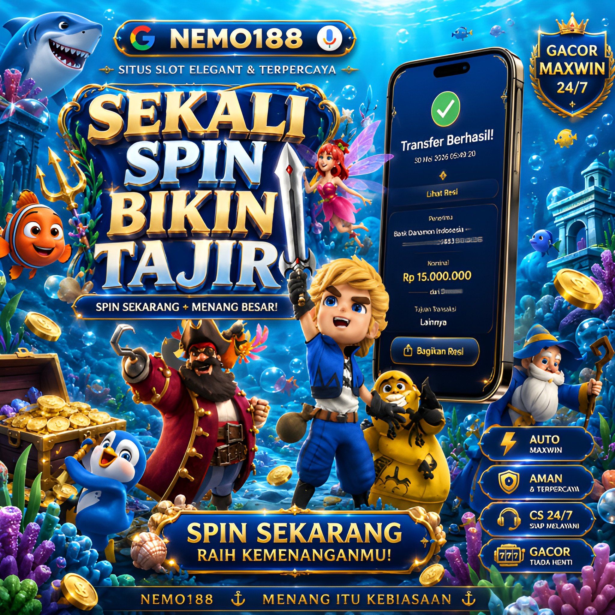 NEMO188 Portal Game Online Terpercaya Dengan Sistem Responsif 24 Jam