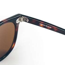 The Legend in Brown Tortoise with Amber Lenses: Alternate Image 3
