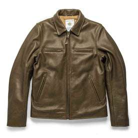The Moto Jacket in Loden Steerhide: Featured Image
