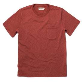 The Heavy Bag Tee in Washed Rust: Featured Image