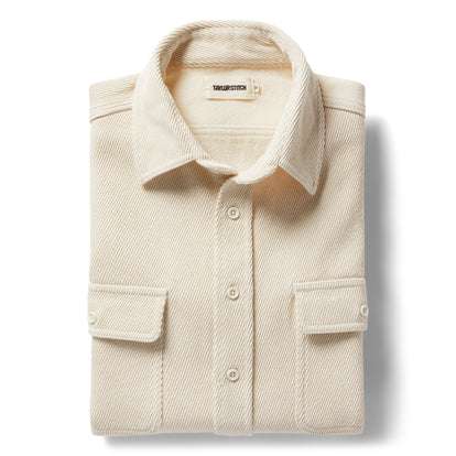 The Ledge Shirt in Natural Twill