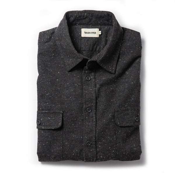 The Yosemite Shirt in Charcoal Donegal