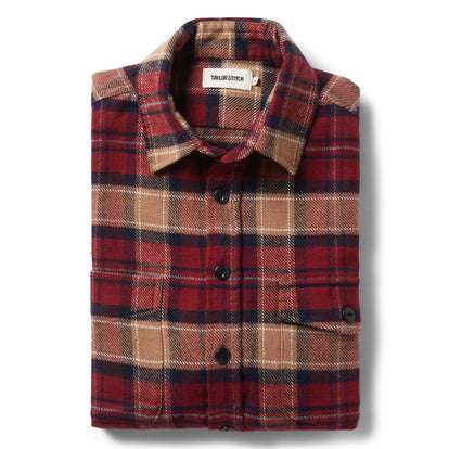 The Crater Shirt in Cardinal Check