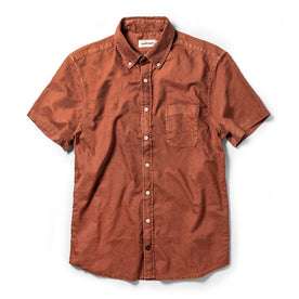 The Short Sleeve Jack in Terracotta Oxford: Featured Image