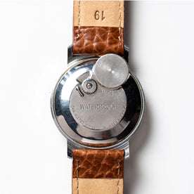 material shot of the back of The 1964 Timex Electric