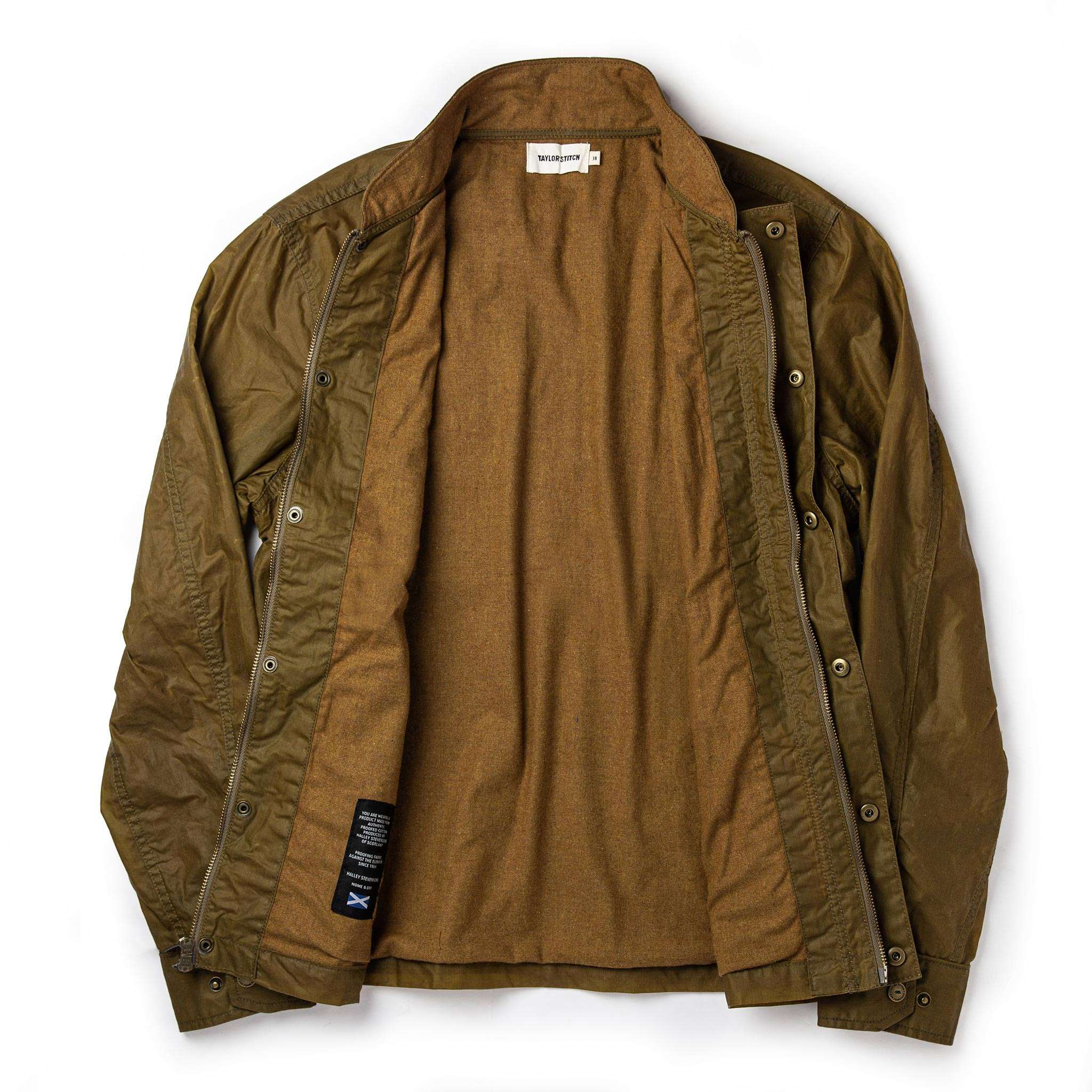 The Bomber Jacket in Field Tan Wax Canvas | Taylor Stitch