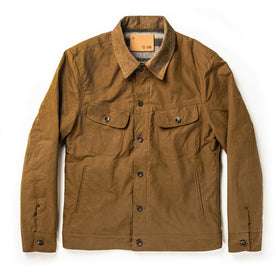 The Lined Long Haul Jacket in Harvest Tan Dry Wax: Featured Image