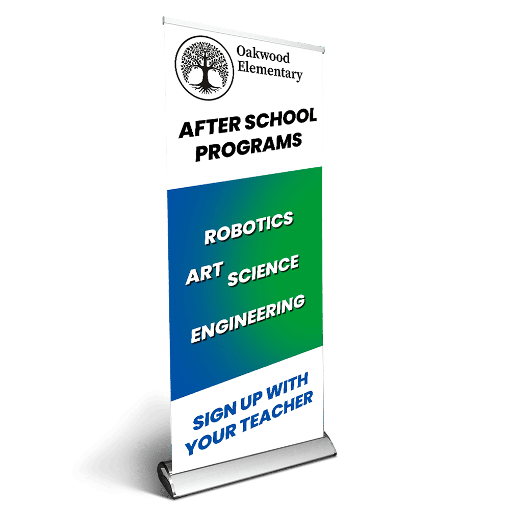 Deluxe Retractable Banner Stand