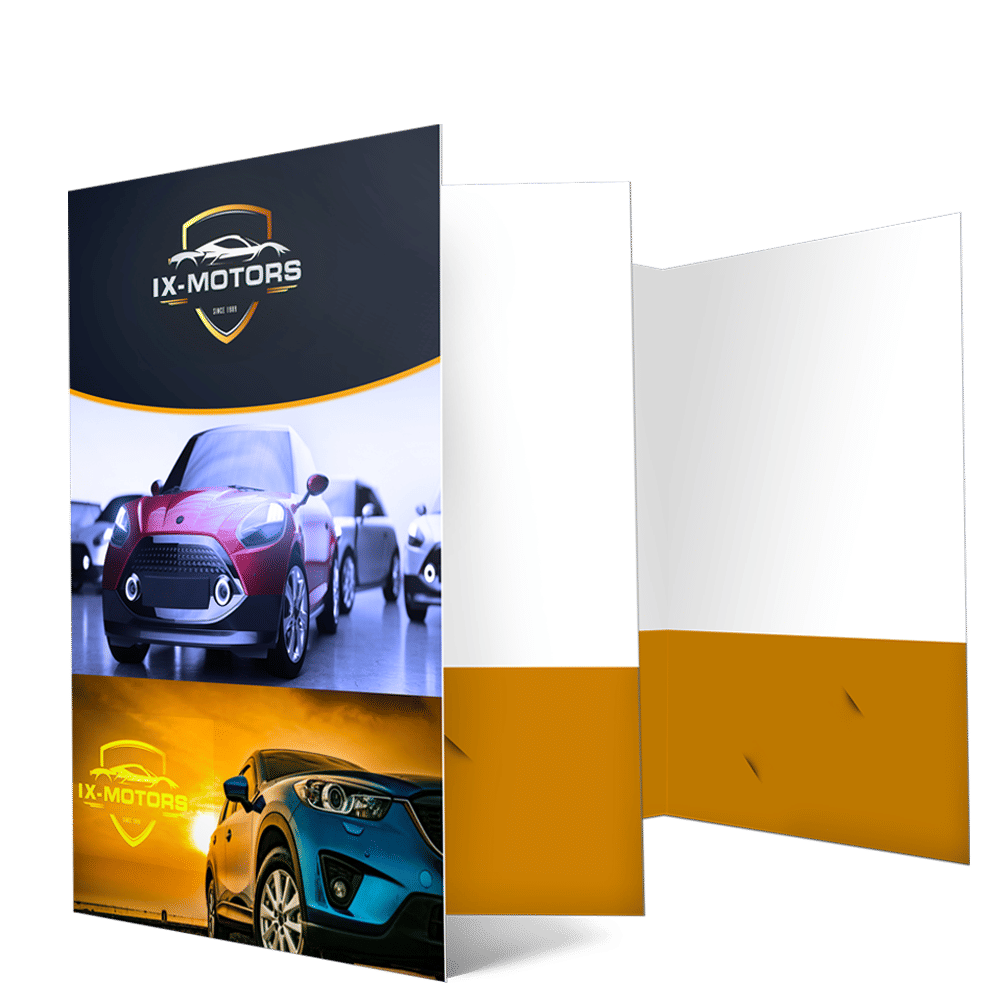 Glueless Presentation Folders