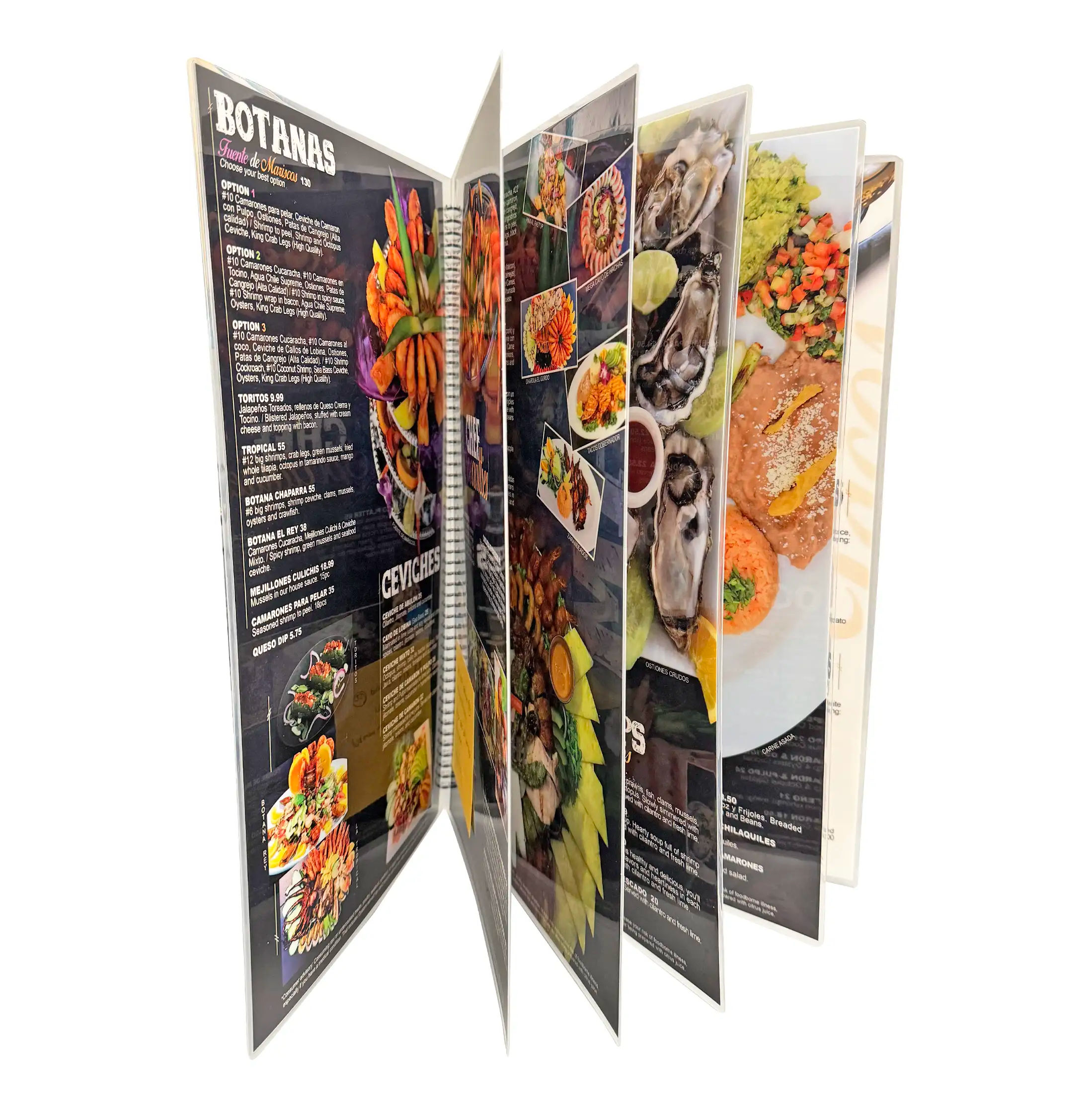 Laminated Menu (Spiral Coil)