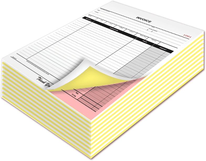 3-Part NCR Forms - Numbered