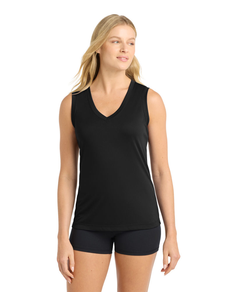 Sport-Tek ®  Women's Sleeveless PosiCharge ®  Competitor V-Neck Tee. LST352