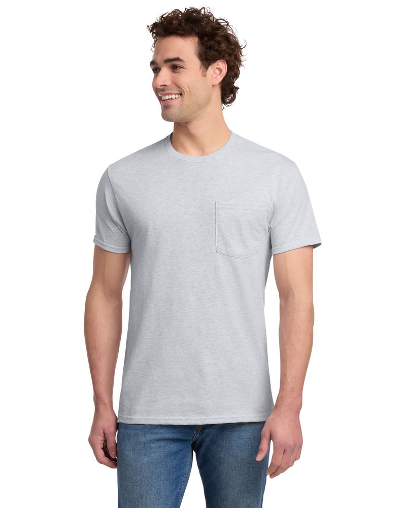 Jerzees ®  -  Dri-Power ®  50/50 Cotton/Poly Pocket T-Shirt.  29MP