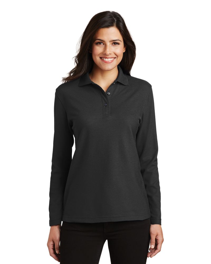 Port Authority ®  Women's Silk Touch Long Sleeve Polo.  L500LS