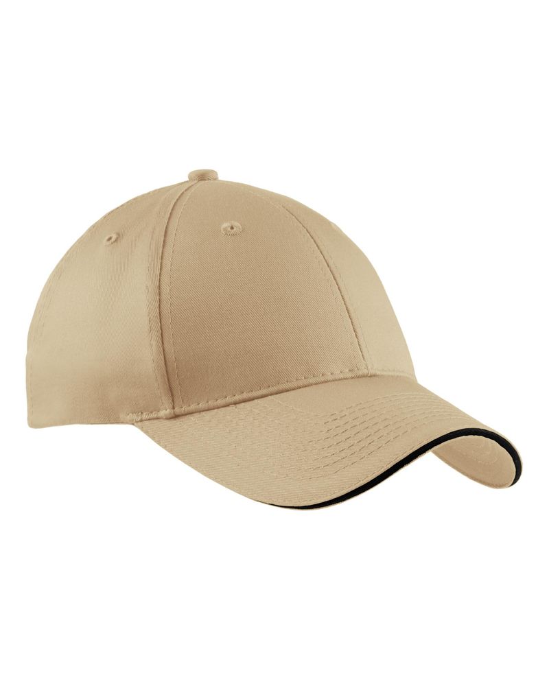 Port Authority ®  Cotton Twill Sandwich Bill Cap.  CP85