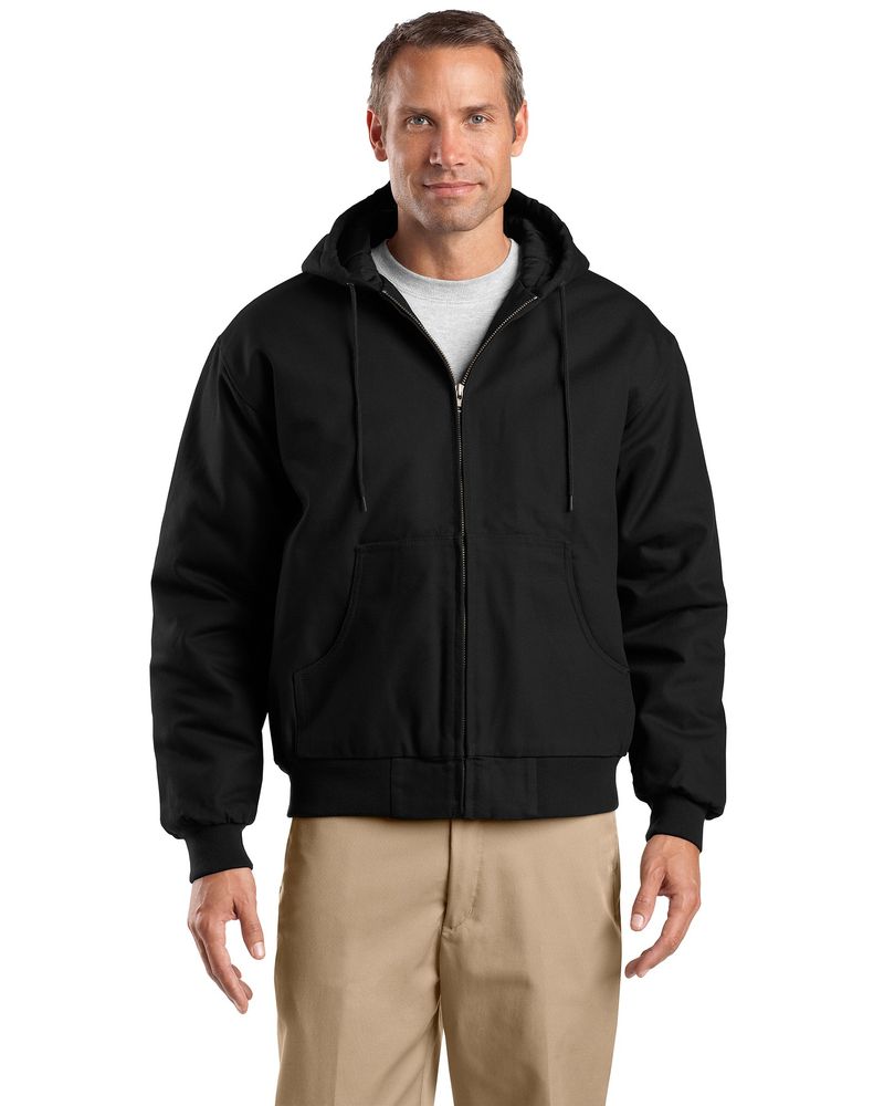 CornerStone ®  Tall Duck Cloth Hooded Work Jacket. TLJ763H