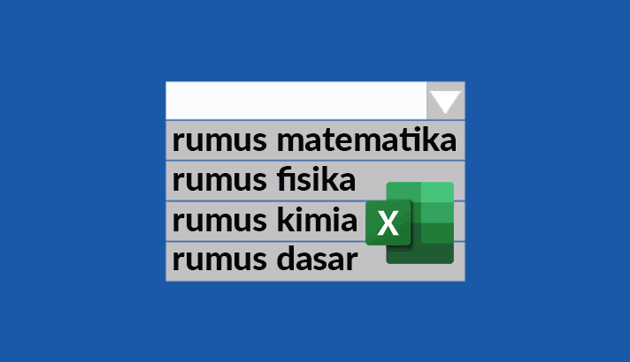 cara membuat droplist di Office Excel cara membuat droplist di Office Excel