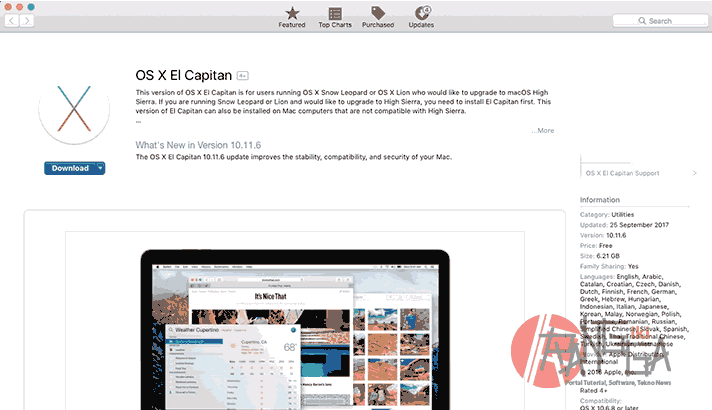 apple mac os x el capitan download