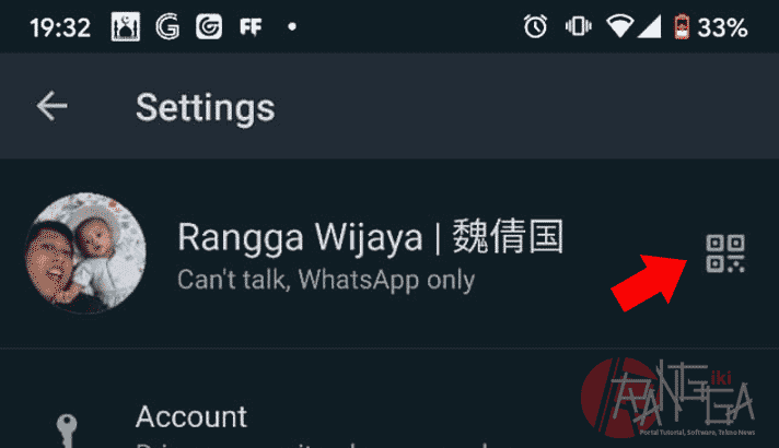 QR Code Fitur Whatsapp