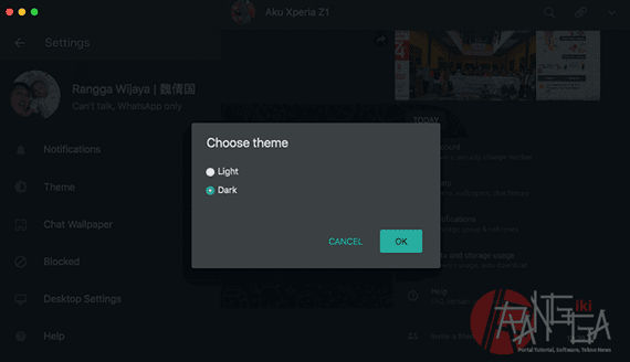 dark mode whatsapp desktop