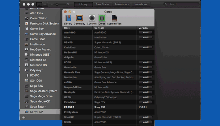 Cara main game psp di macOS