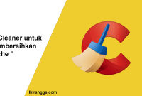 CCleaner untuk membersihkan cache di smartphone android