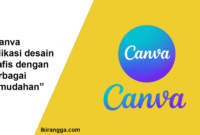 Canva aplikasi desain grafis dengan berbagai kemudahan