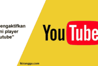 Mengaktifkan mini player youtube di android