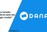 Cara transfer DANA ke bank lain dengan mudah