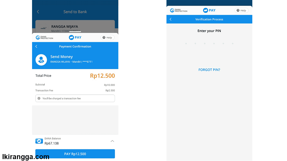 bayar dan masukkan pin 
